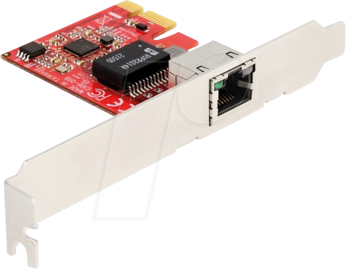 DELOCK 90100 - Netzwerkkarte, PCIe, 2,5 Gigabit Ethernet, 1x RJ45