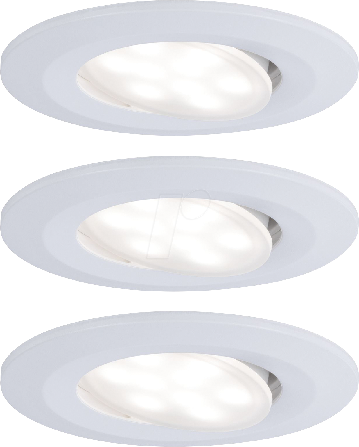 PLM 99927 - Einbauleuchte Calla, 6W, 4000 K, 30°, rund, weiß, 3er Set