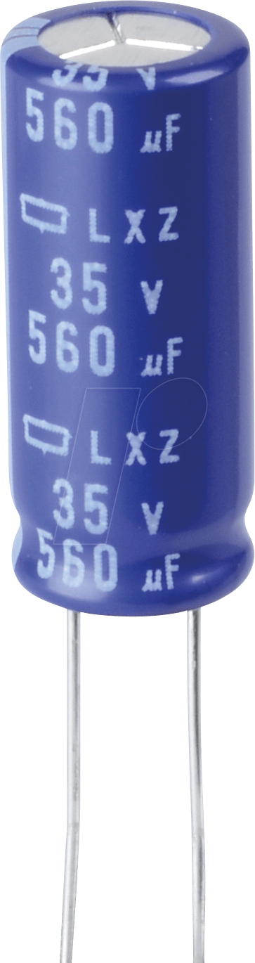 RAD LXZ 35/560 - ELKO, 560µF, 35V, 105°C
