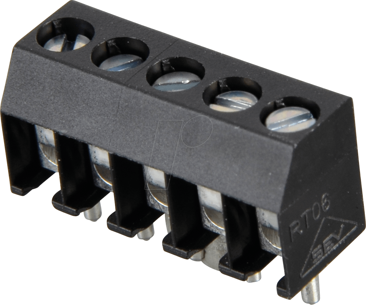 AKL 059-05 - Anschlussklemme, 5-pol, Ø 1,5 mm, RM 3,5