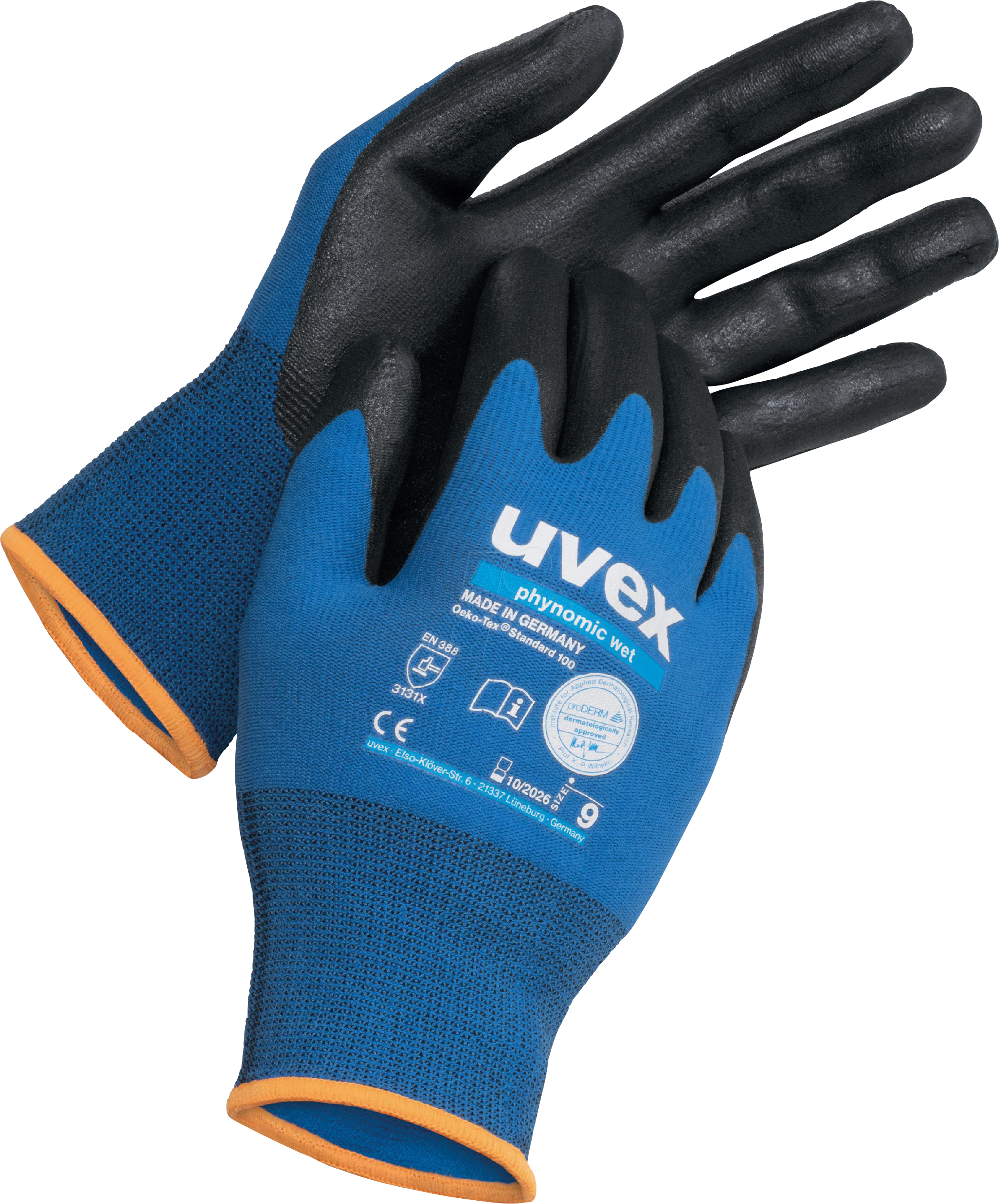 Thumbnail - UVEX 6006007 - Schutzhandschuh uvex phynomic wet 60060 Größe 7