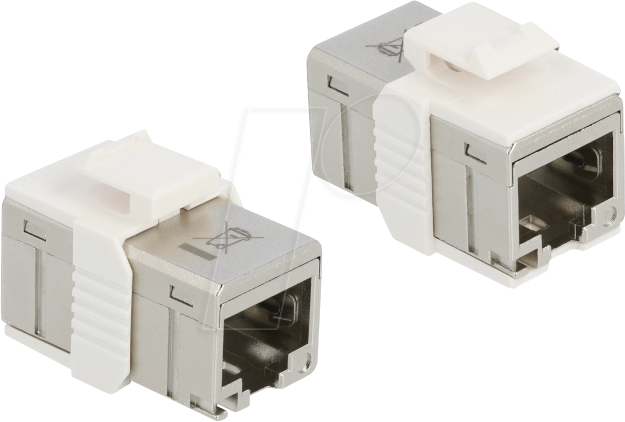 DELOCK 86012 - RJ45 Adapter, Buchse > Buchse, kompakt, Cat.6a