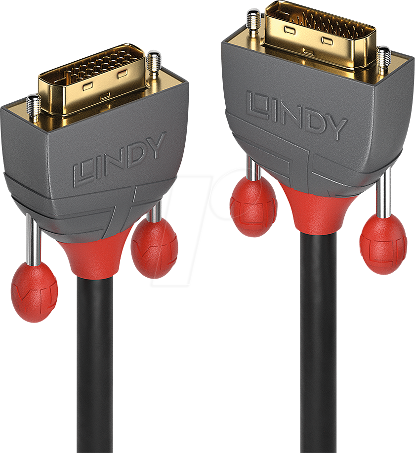 LINDY 36224 - Kabel Monitor DVI-D Dual Link 5,0 m