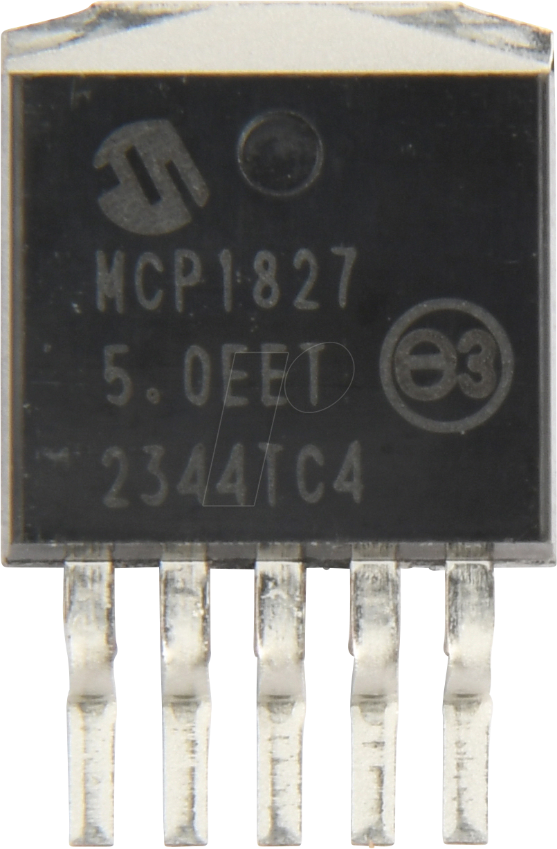 MCP18275002EET - LDO, Uout 5V, Uin 2,3..6V, 1,5A, DDPAK-5