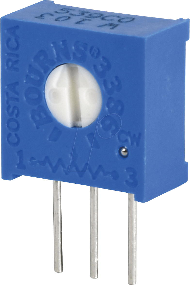 BOU 3386W-1-103 - Spindeltrimmer, 10 kOhm, linear