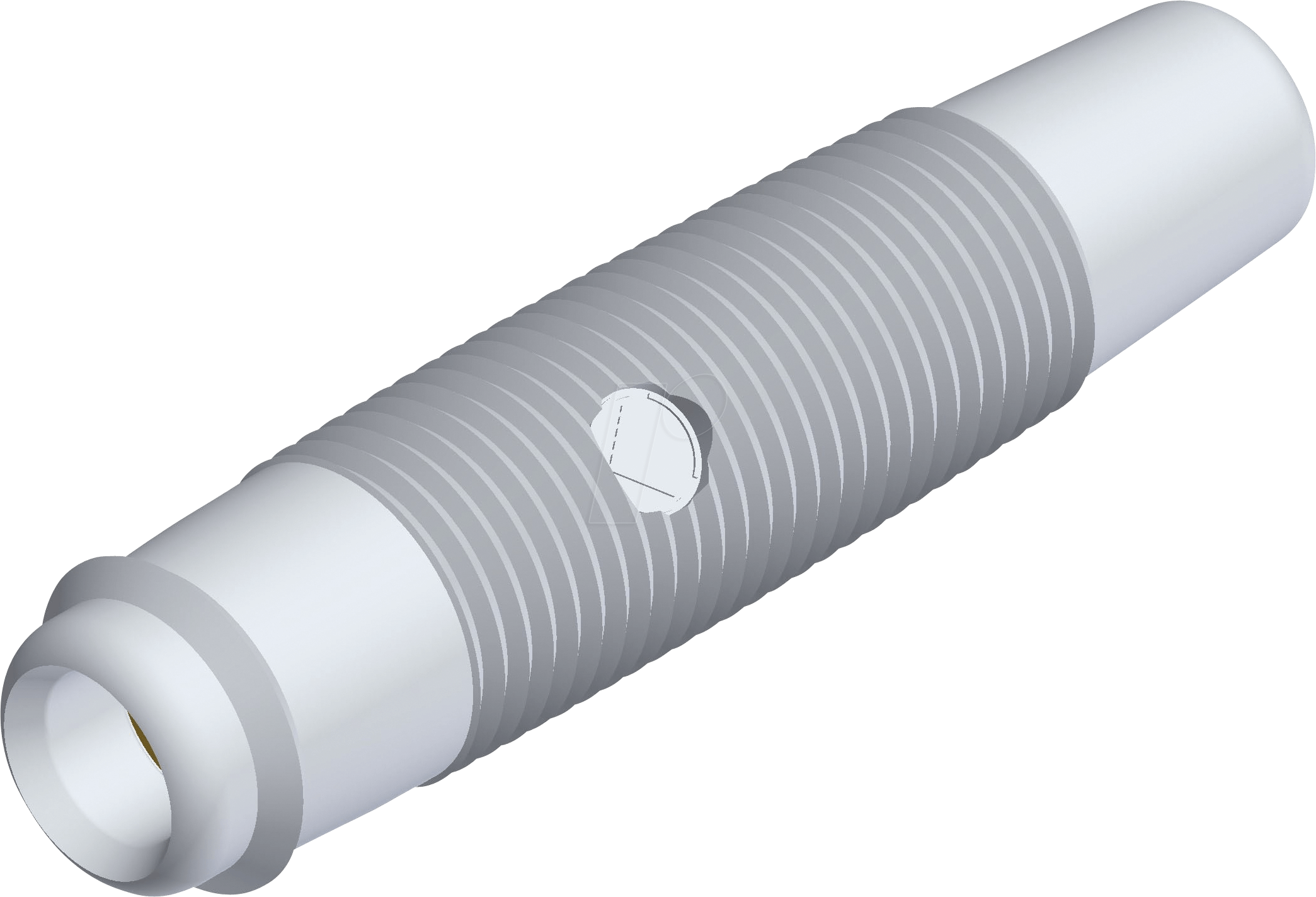 KUN 30 AU WS - Kupplung, 4 mm , bis 2,5mm², vergoldet, weiß