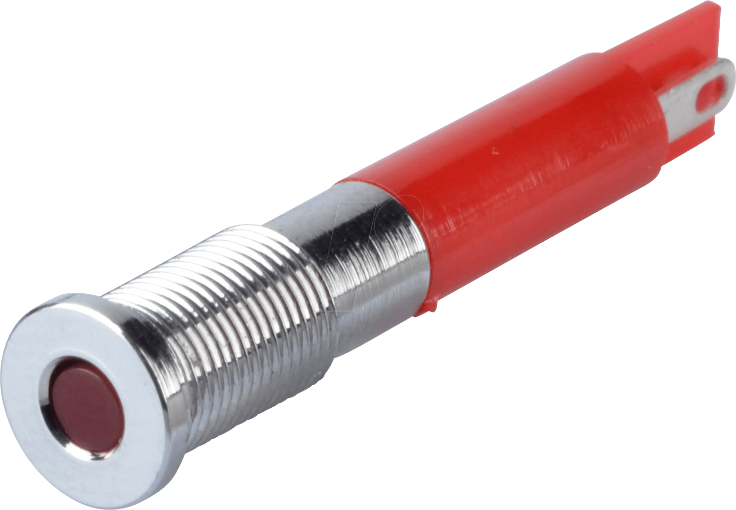 APM Q6F1C R12E - LED-Signalleuchte, rot, 12 V, Ø 6 mm, bündig, FASTON