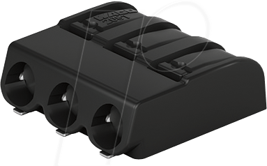 WAGO 2061-623 - SMD-Leiterplattenklemme, RM 6 mm, 3-pol, sw