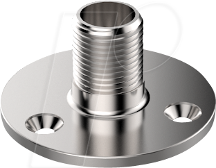 POY BRKT-37-2 - Antennenhalterung, Marine, flach