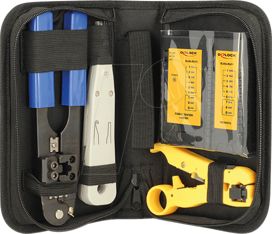DELOCK 86105 - Netzwerk Werkzeugset Etui