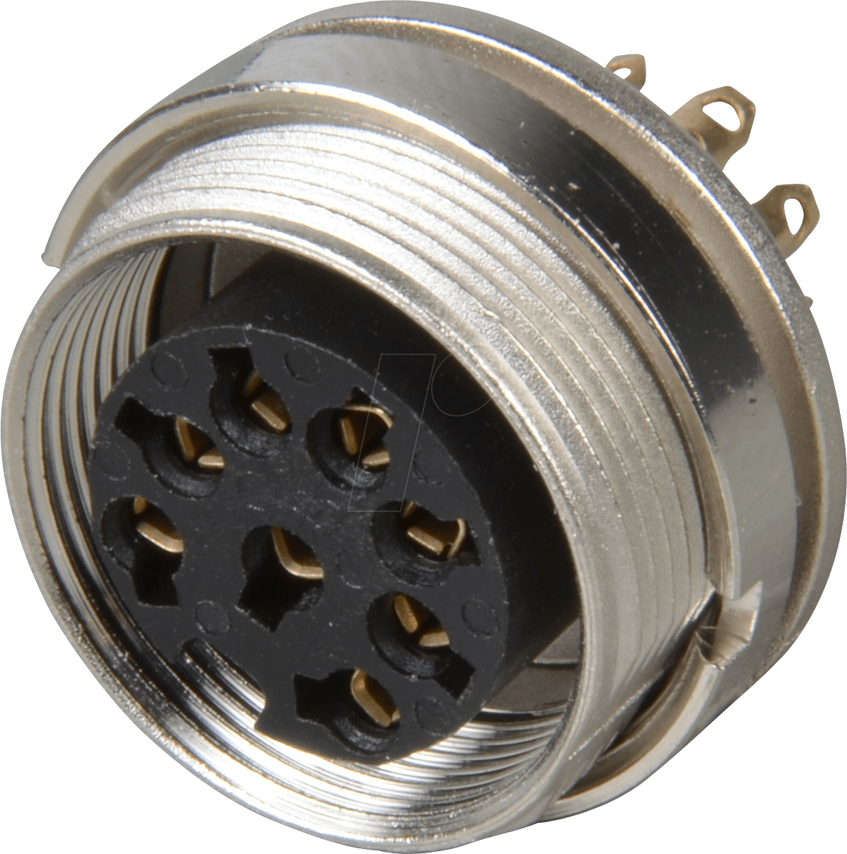 LUM KGV 80 - Einbaukupplung, Rückseitenmon., IP40, 8-polig