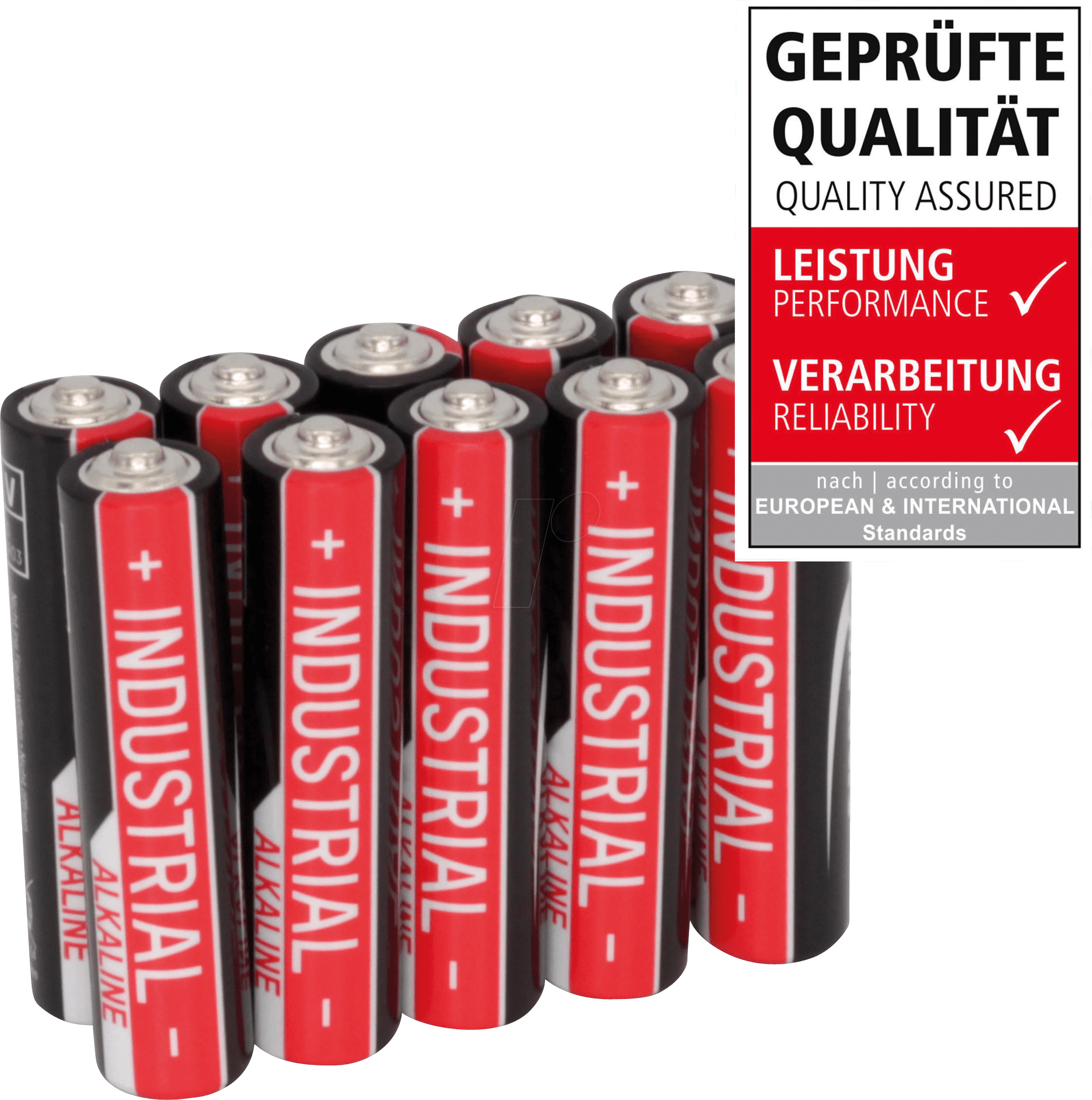 ANS IND 10XAAA - Industrial, Alkaline Batterie, AAA (Micro), 10er-Pack