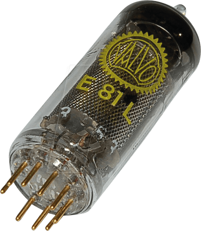 TUBE E81L - Elektronenröhre, Leistungsröhre, Noval, 9-pol, 6,3 V