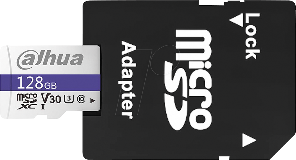 DH TF-C100A-128 - microSDXC-Speicherkarte 128GB, Dahua Memory, mit Adapter