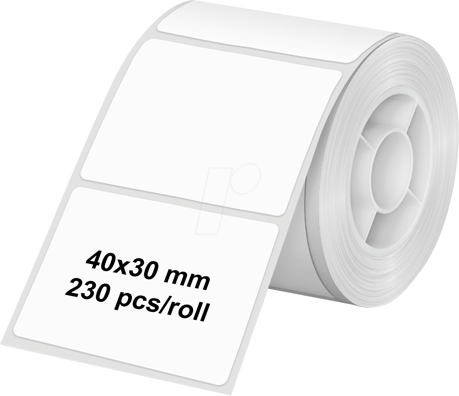 OLYMPIA 6320 - Etikettenrolle, 40 mm x 30 mm, 230 Etiketten, weiß