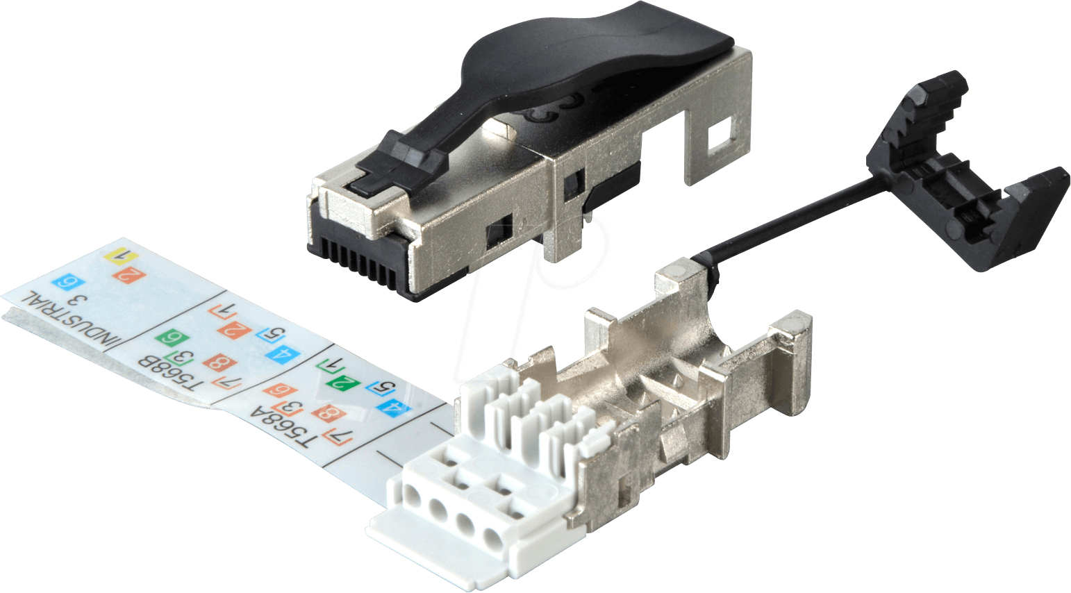 DAT 417523 - RJ45 Stecker IP20 Cat.6a - geschirmt