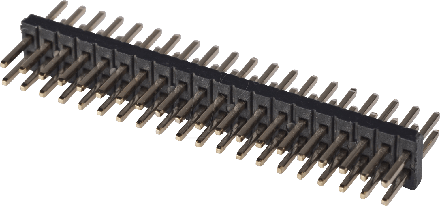 Thumbnail - SL 2X20G 1,27 - 2x20pol.-Stiftleiste, gerade, RM 1,27