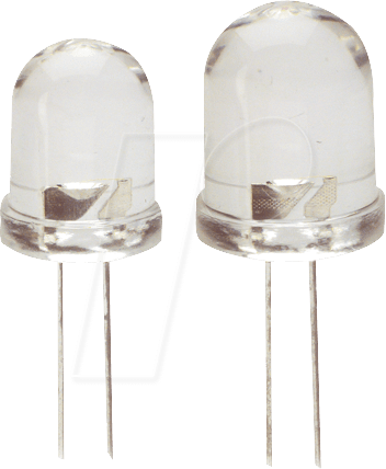 Thumbnail - LED 8-4500 RT - LED, 8 mm, bedrahtet, rot, 4500 mcd, 40°