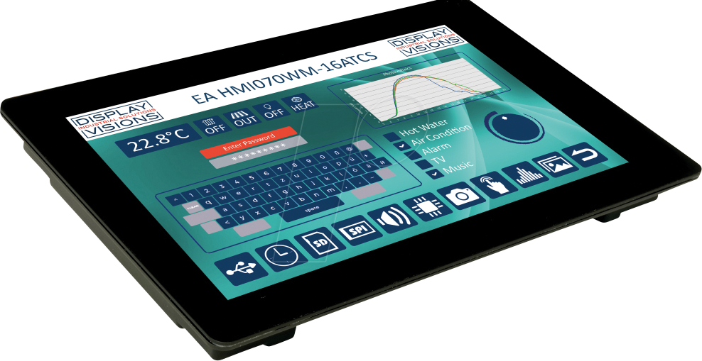 HMI070WU-16ATCS - HMI Multifunktions-TFT, 7'', Touch, WLAN