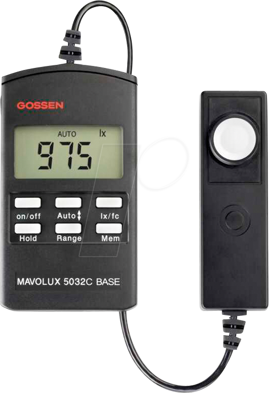 MAVOLUX 5032CBAS - Luxmessgerät MAVOLUX 5032C BASE, 0,1 bis 199.900 lx