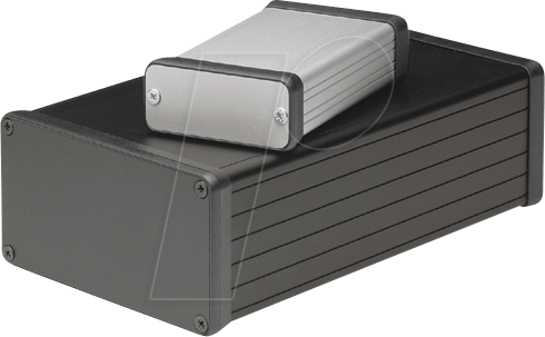 1455N1601 - Profilgehäuse, 1455 N, 160 x 103 x 53 mm, Metall matt