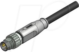 SAL8 RS45 - SAL M8x1, 4-pol, 5 m, Kabelstecker