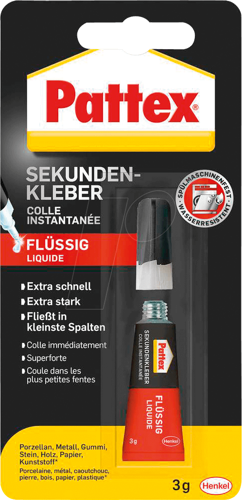 Thumbnail - PATTEX PSK1C - Pattex Sekundenkleber Classic PSK1C, 3 g