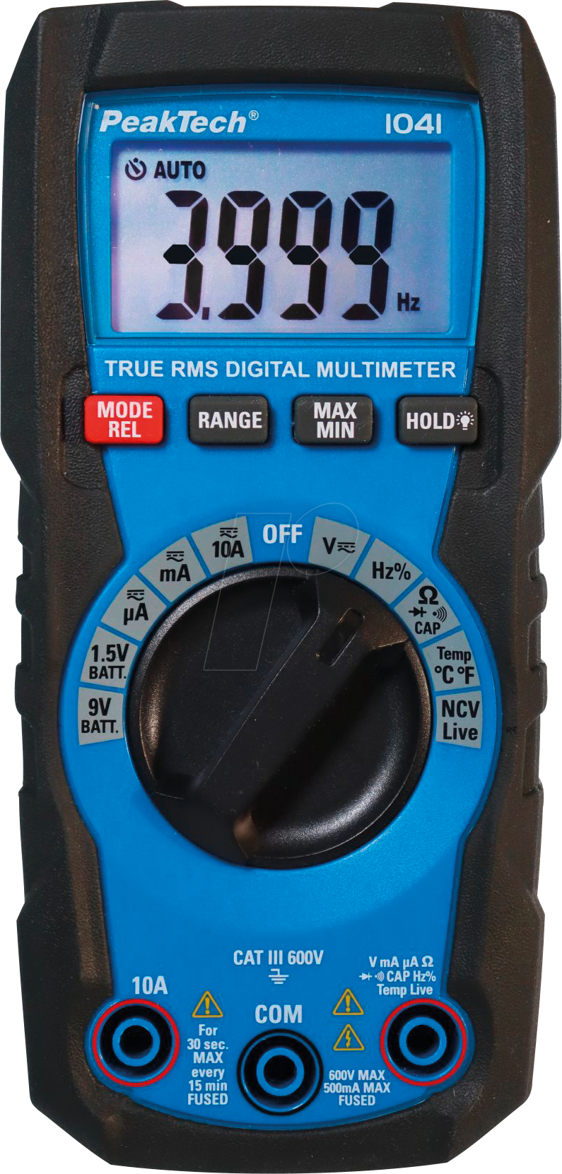 PEAKTECH 1041 - Multimeter, digital, 4000 Counts, TRMS, Auto-Range