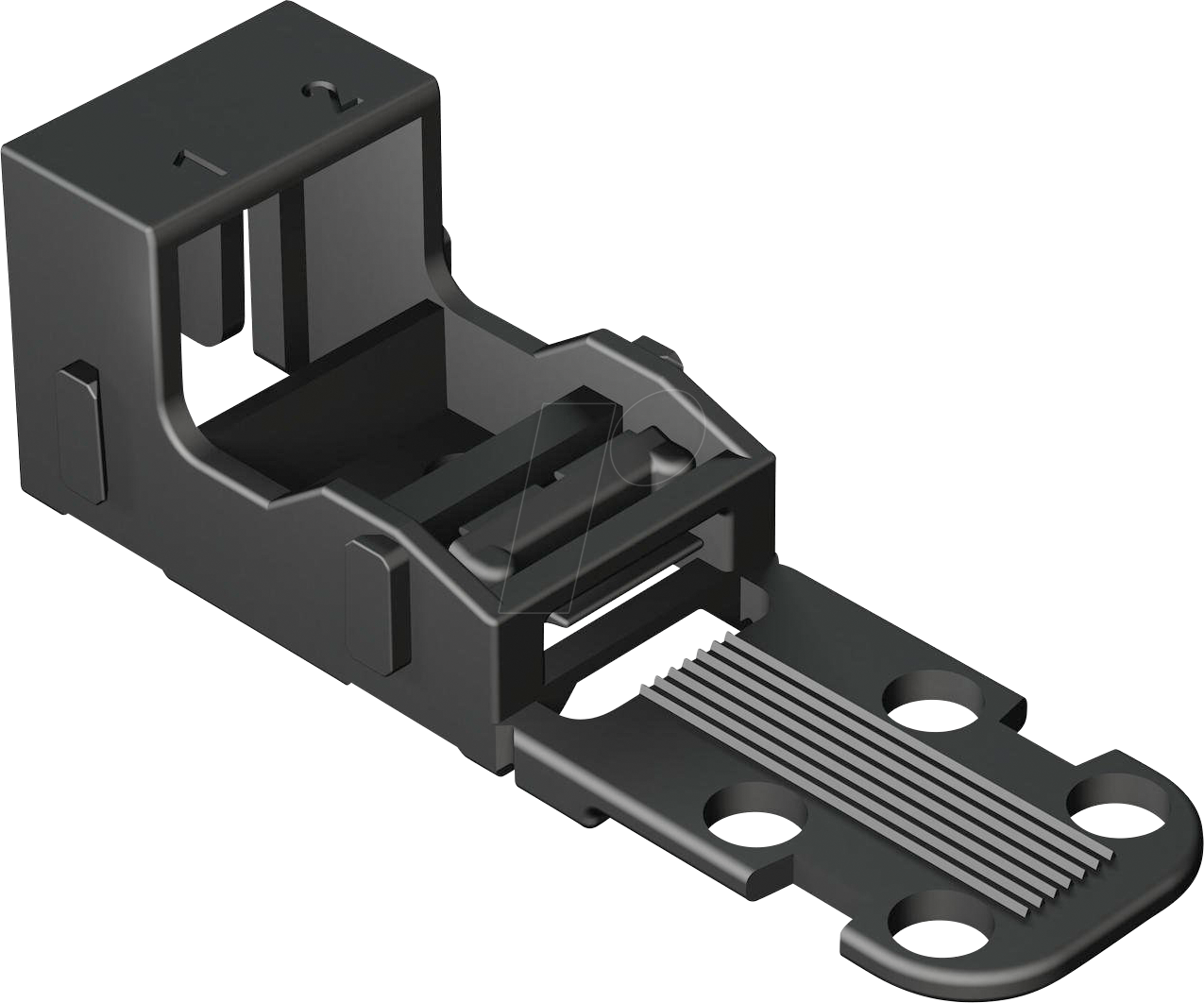 WAGO 221-502-004 - Befestigungsadapter, für 2-Leiter-Klemmen (4 mm²)