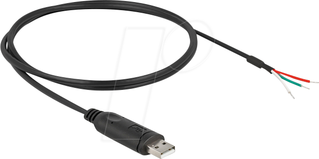 DELOCK 63508 - USB 2.0 Konverter, Seriell RS-485 3x offene Kabelenden 1 m