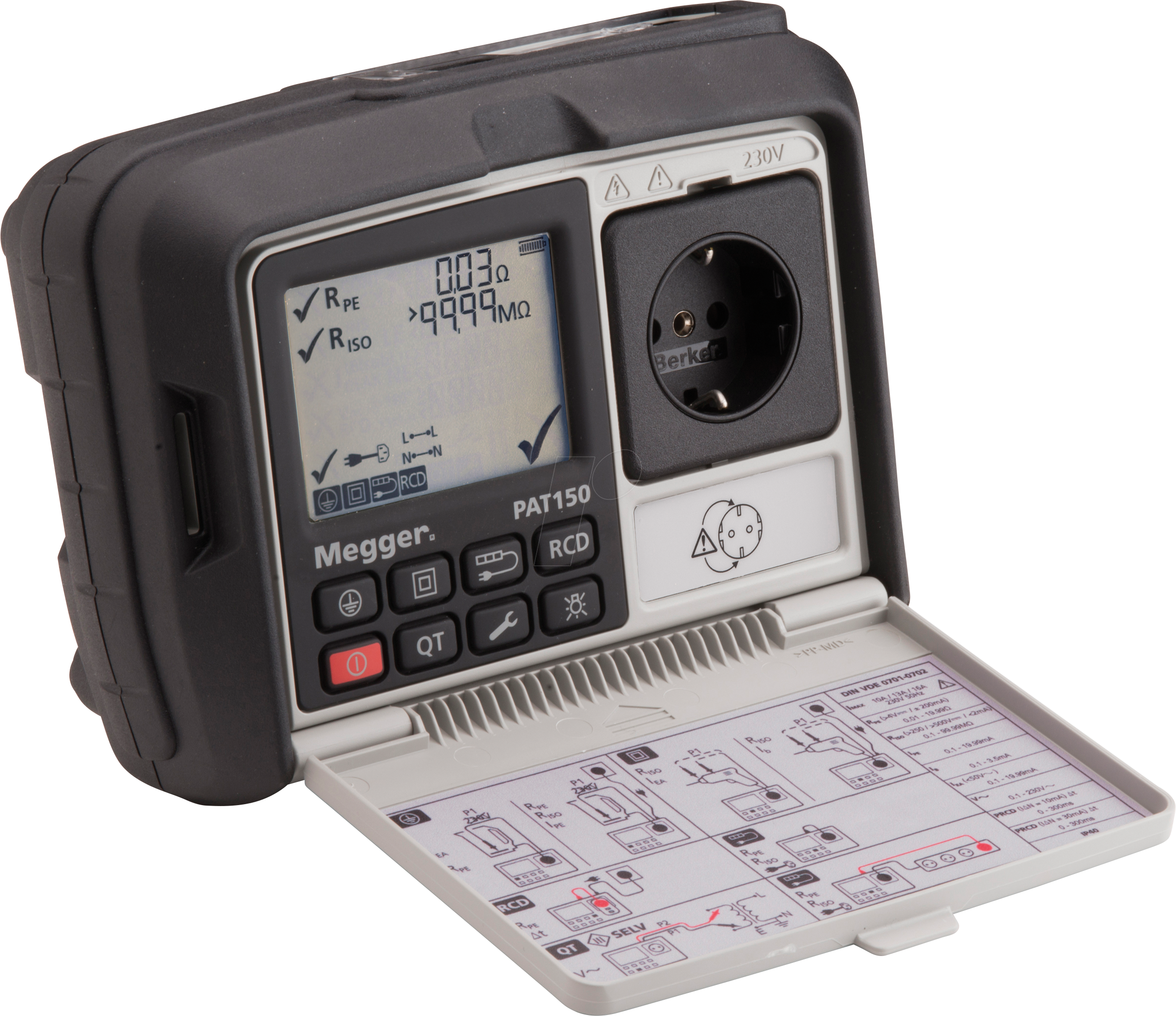 Thumbnail - MEGGER 1003-068 - Gerätetester PAT150, nach VDE 0701-0702