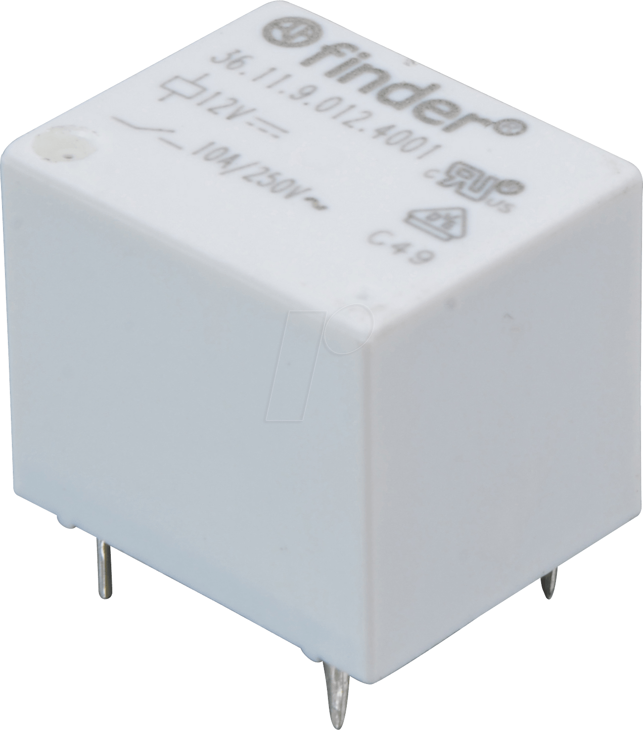 FIN 36.11 12V - Finder-Subminiaturrelais, 1x UM, 250V 10A, 12V