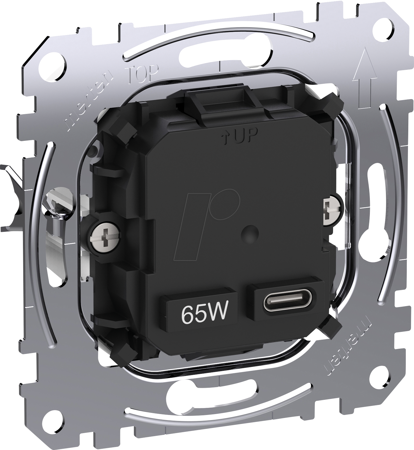 ME MEG4366-0130 - USB Ladestation-Einsatz, 1x Typ C, High-Power, 65 W Ladeleistung