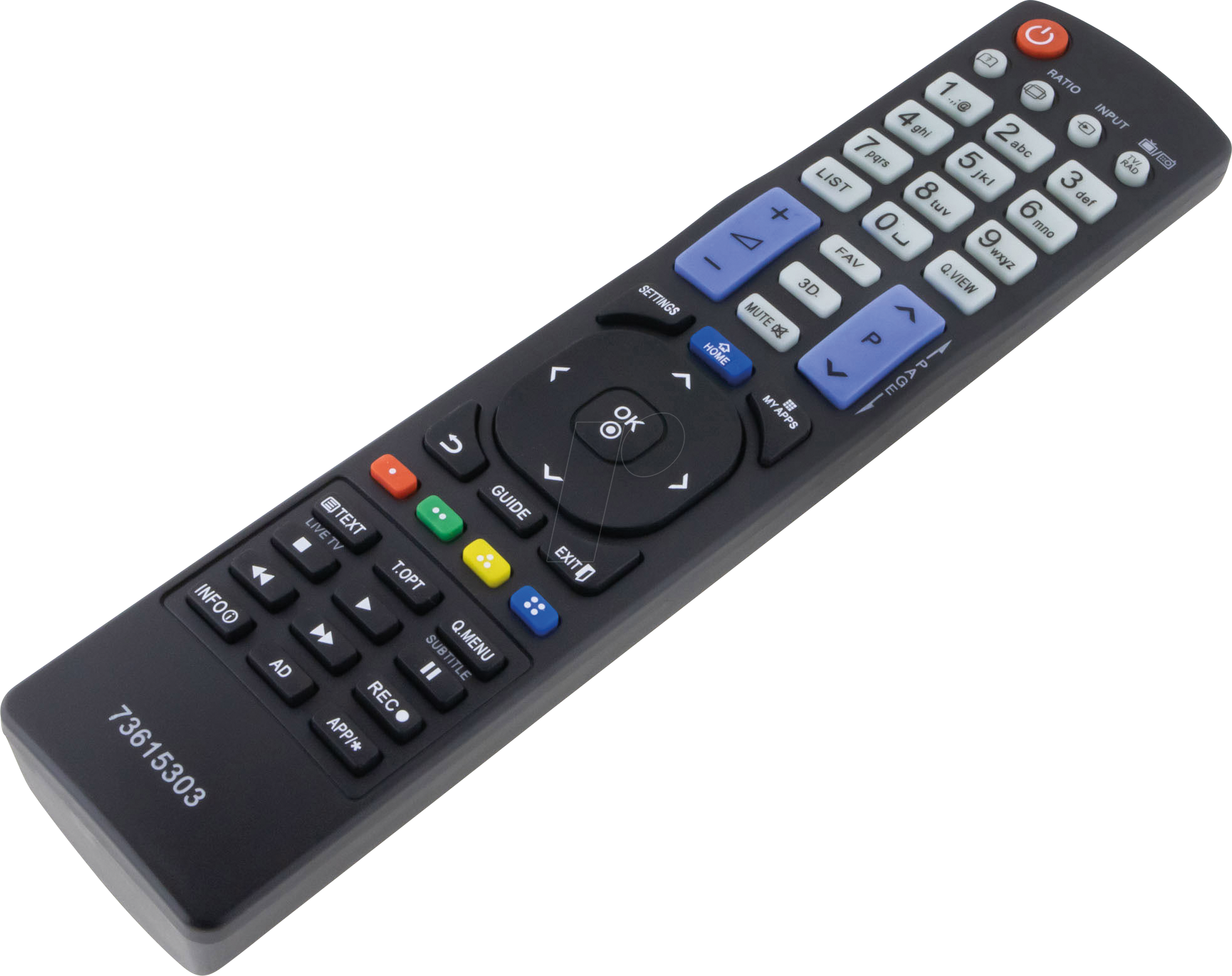 MAHA 84415 - Ersatzfernbedienung für LG AKB73615303