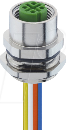 LUT 1220-04-04D - Einbaukupplung, M12, 4 pol, D-kodiert, IP 67