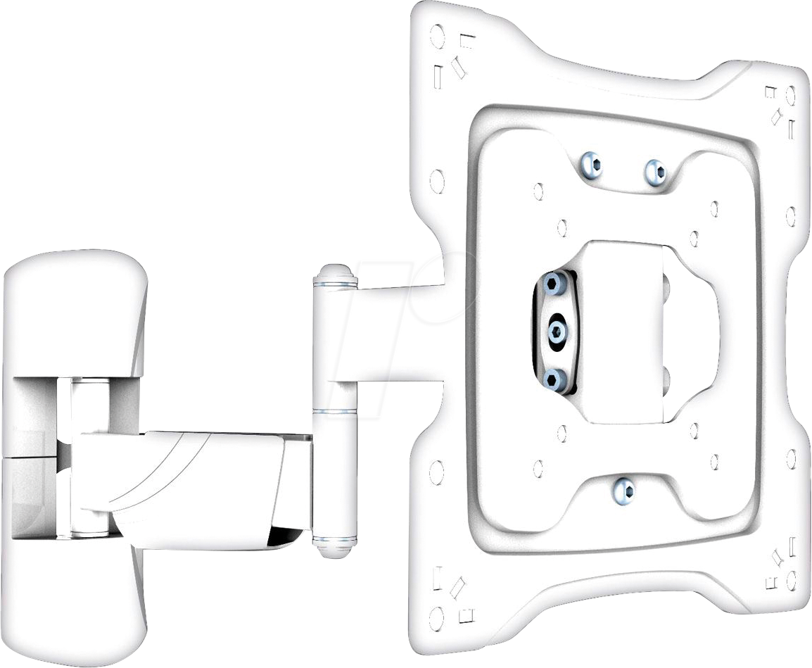 Thumbnail - VALUE 17991148 - TV Wandhalterung, neigbar, schwenkbar, weiß, 25 kg