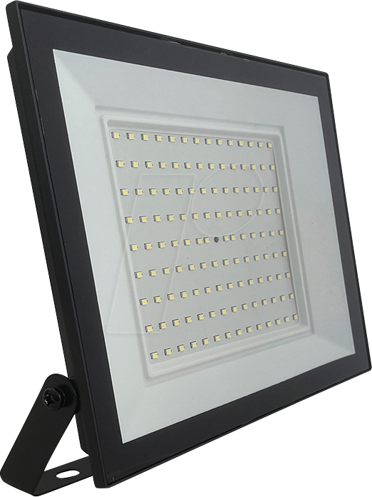 VT-23982 - LED-Flutlicht, 100 W, 9500 lm, 6500 K, schwarz, IP65