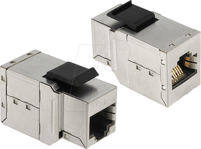 DELOCK 86141 - Keystone Modul RJ45 Buchse > Buchse Cat.6