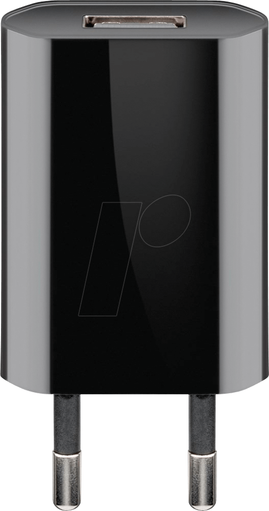 GOOBAY 44949 - USB-Ladegerät, 5 V, 1 A, schwarz