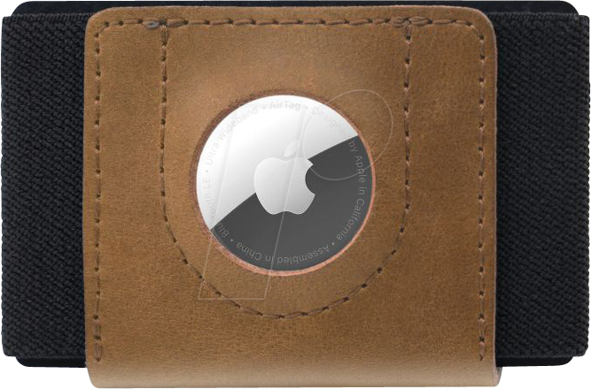 FIXWAT-STN2-BRW - Wallet für AirTag, braun