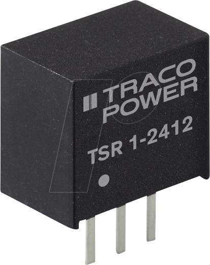 TSR 1-24120 - DC/DC-Wandler TSR-1, 12 W, 12 V, 1000 mA, SIL / TO-220