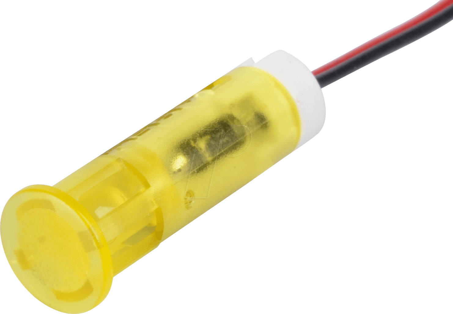 APM QS83 HY220 - LED-Signalleuchte, gelb, 220 V, Ø 8 mm, rund, bedrahtet