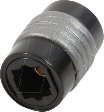 LOGILINK CA1018 - Toslink Adapter, Toslink-Kupplung zu Toslink-Kupplung