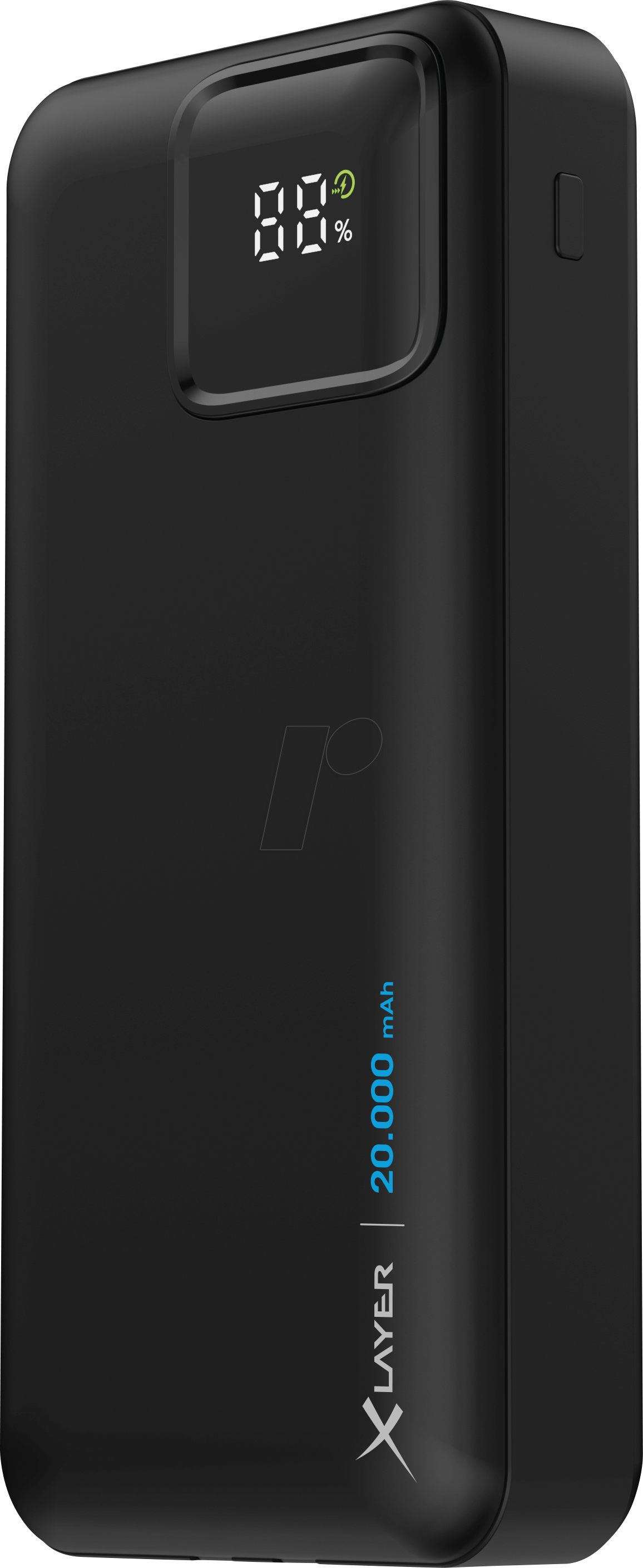 XLAYER 220140 - Powerbank, Li-Po, 20000 mAh, ALL-IN, schwarz