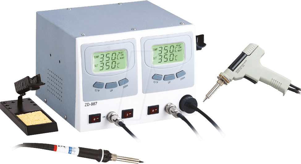 STATION ZD-987 - Lötstation, Entlötstation, ZD-987, 2-Kanal, 80 W