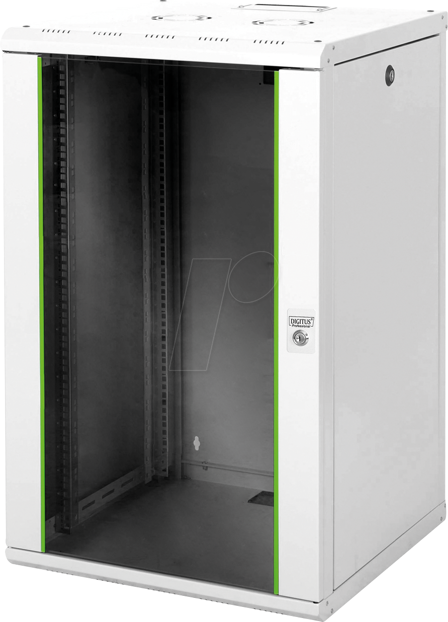 DIGITUS 19 20U66 - 19'' Wandgehäuse, 20HE, 600mm Tiefe, grau