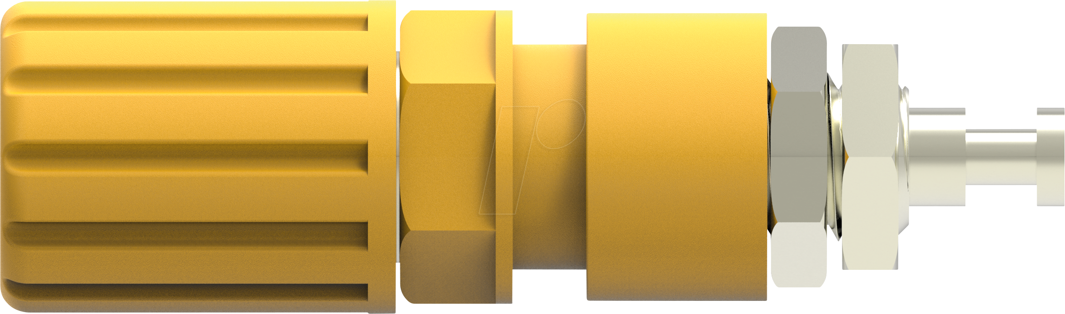 PJP 3250-C-J - Polklemme, 4 mm, gelb