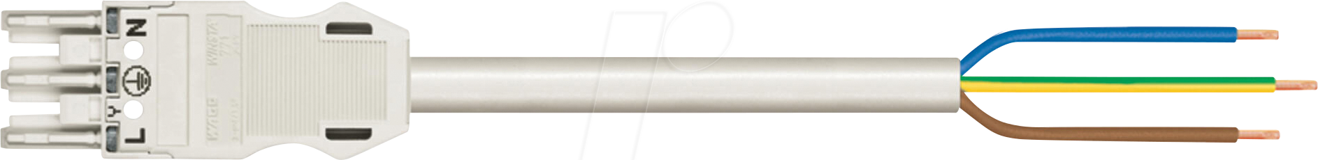 WAGO 771-9316-12 - WINSTA® MIDI Anschlussleitung, 3-pol, 1m