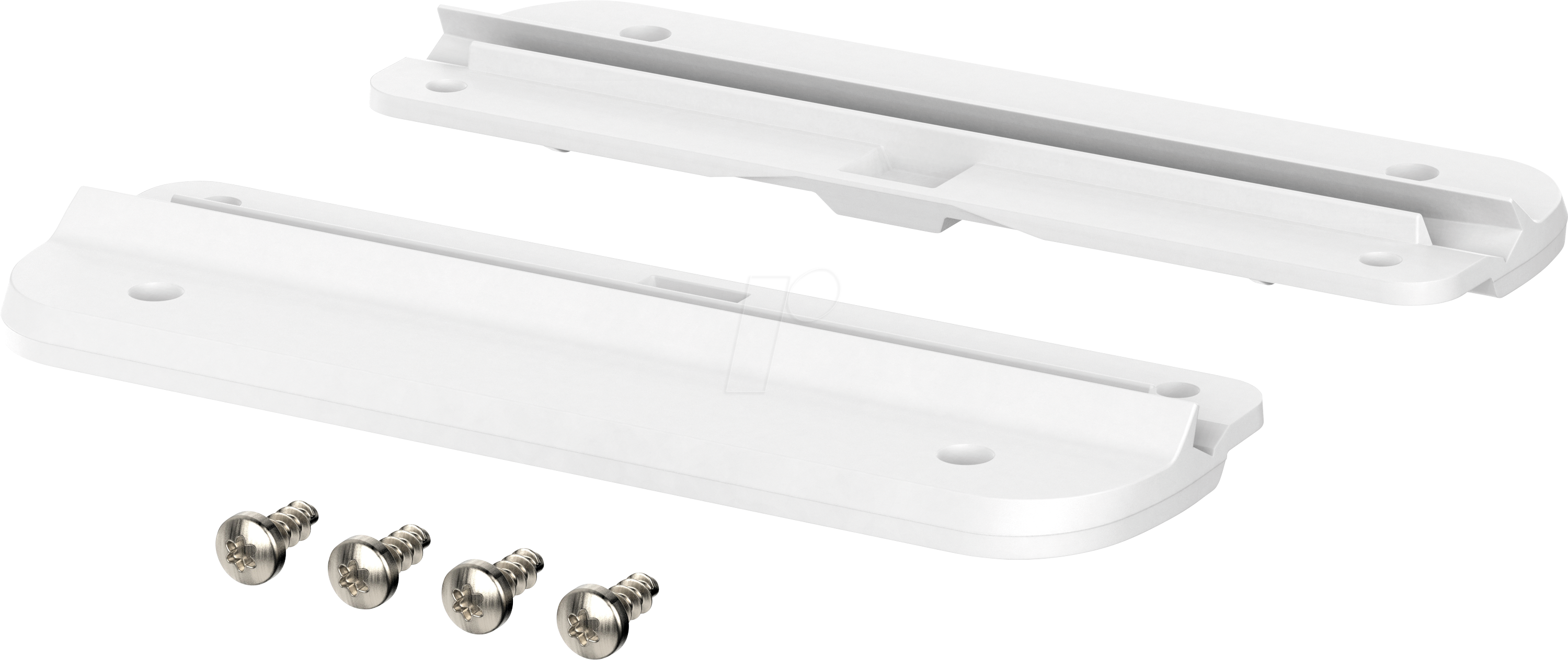 BA 48800403 - BoVersa Wandlaschen, für 211405, rückseitig anschraubbar, weiß