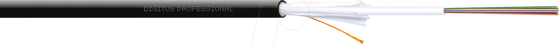 DIGI DK39121U100 - LWL Außenkabel, OS2, Singlemode, 9/125µ, schwarz, 100 m